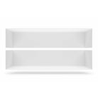 Wandregal I 95 cm I matt weiss - Bücherregale & Bücherschränke HSI - SR95 - White - 00