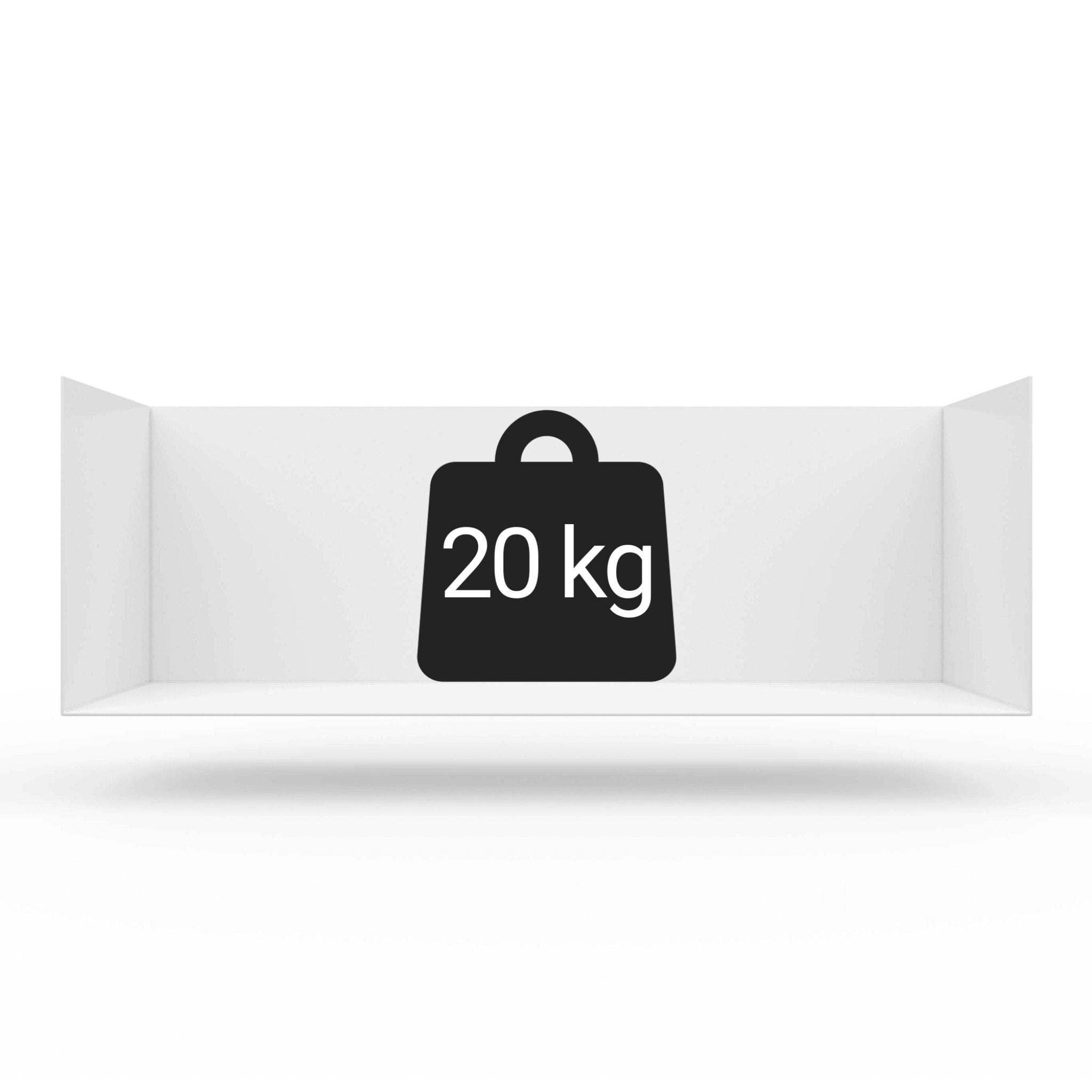 Wandregal I 95 cm I matt weiss - Bücherregale & Bücherschränke HSI - SR95 - White - 00