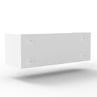Wandregal I 95 cm | matt weiß I vertikal montiert - Bücherregale & Bücherschränke HSI - SR95 - White - 00