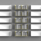 Zwei Wandregale | 60 cm | matt weiss - Bücherregale & Bücherschränke