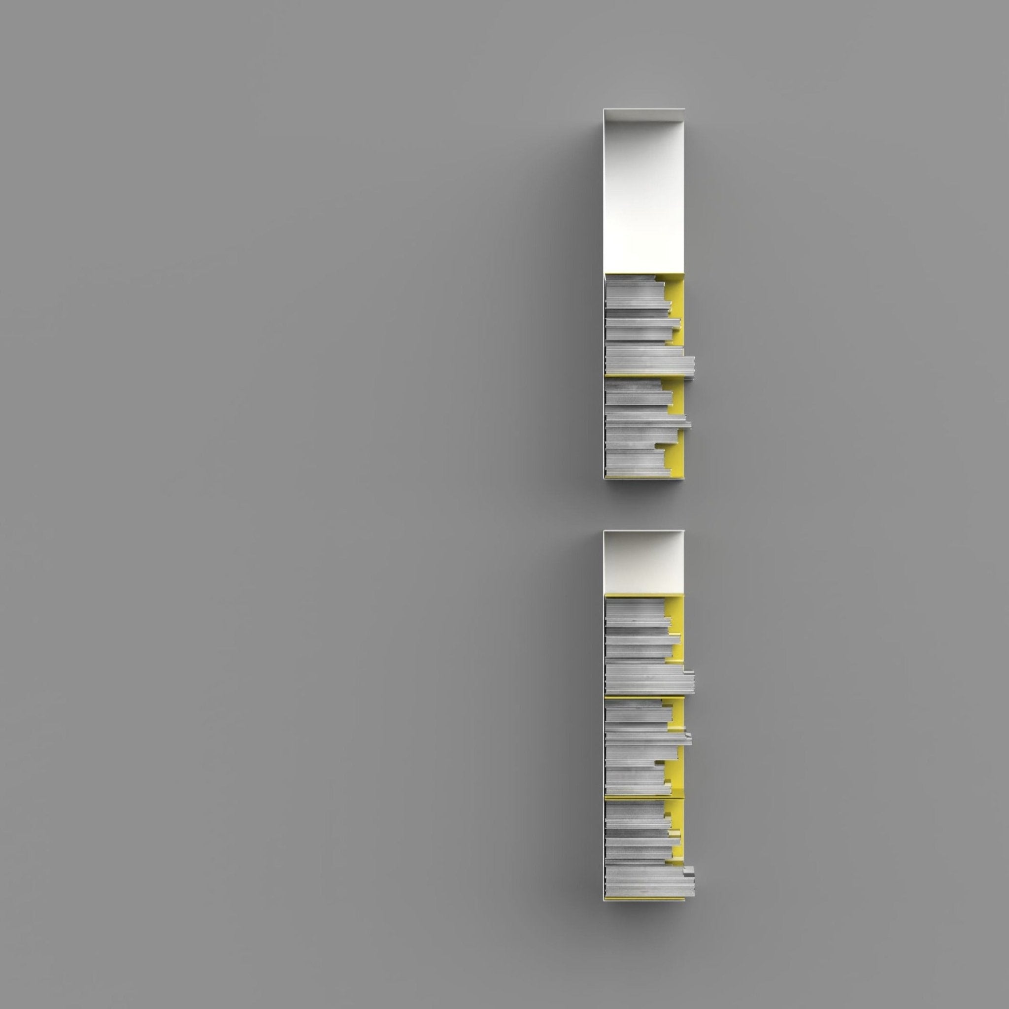 Zwei Wandregale | 60 cm | matt weiss - Bücherregale & Bücherschränke