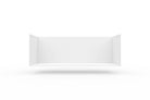 Zwei Wandregale | 95 cm | matt weiss - Regalsysteme