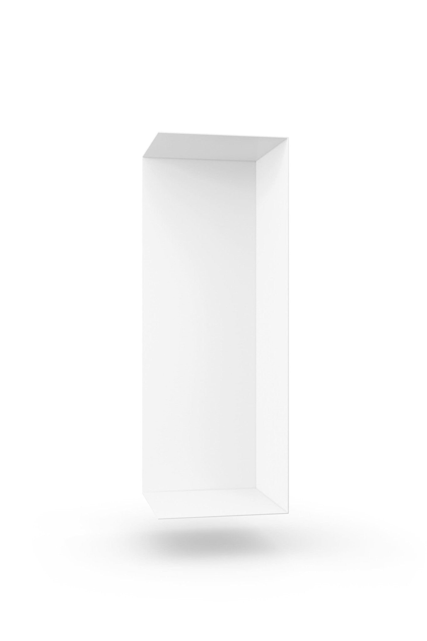 Zwei Wandregale | 95 cm | matt weiss - Regalsysteme